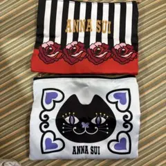 ANNA SUI ファスナースクエアーポーチ　2種セットのサムネイル