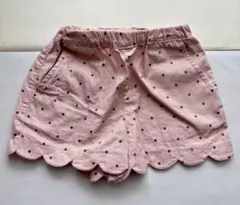 Branshes ドット柄 ショートパンツ ピンク 110cm