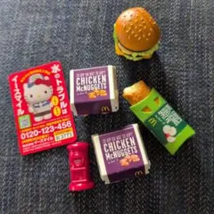マクドナルド 　マグネット 4点セット　郵便ポスト　ハローキティのサムネイル