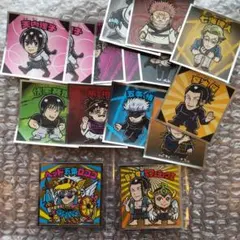 呪術廻戦☆呪術廻戦マンチョコ シール ヘッド五条ロココ ほか 夏油 脹相