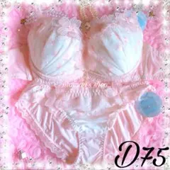 新品♥️D75盛れる桜花リリアージュココ ブラショーツリサマリワコールトリンプ系