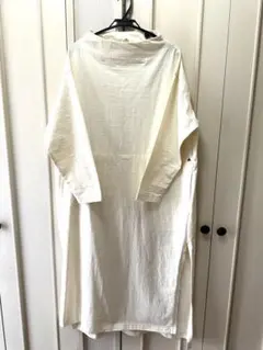 未使用品　Helly Hansen アイボリー シャツワンピース　週末限定価格