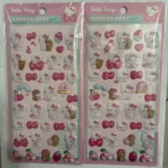 Hello Kitty ハローキティのボンボンドロップシール 2枚セット