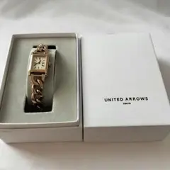 ゆ*い様 UNITED ARROWS 腕時計 スクエア チェーン ゴールドのサムネイル