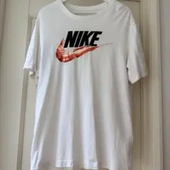 NIKE ナイキ　海老　エビ　半袖Tシャツ 白　ホワイト　ロゴプリント　XL
