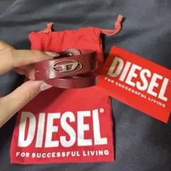 DIESEL レザー リストバンド