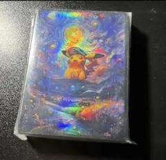 ピカチュウ　スリーブ　デッキシールド　星月夜　ゴッホ　ポケモンカード