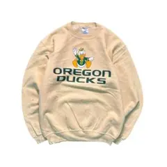 7AS4【JERZEES】OREGON DUCKS スウェット　古着used
