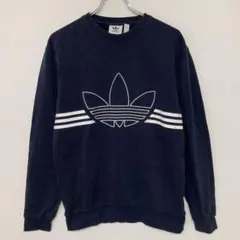 adidas Originals アディダス トレフォイル スウェット ネイビー