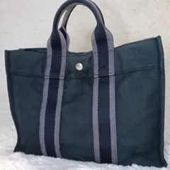 HERMES エルメス フールトゥPM トートバッグ 黒 ブラック