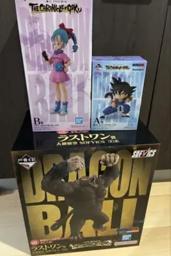 ドラゴンボール　一番くじ　A賞孫悟空B賞ブルマ　ラストワン賞　大猿　おまけ付き