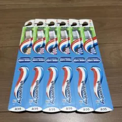 アクアフレッシュ Aquafresh ハブラシ レギュラー ふつう 6本セットのサムネイル