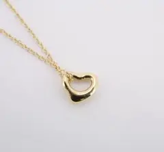 新品⭐︎Tiffany & Co. イエローゴールド ハート型 ネックレス