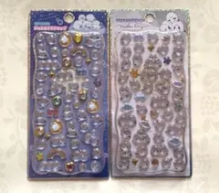 シマエナガ　ボンボンドロップシール　2種類セット　新品未開封　正規品　韓国