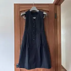 マタニティ制服 ワンピース 事務服 ジャンパースカート Sサイズ