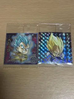 ドラゴンボール 超戦士シールウエハース　超絶感謝の十周年 ベジータ 2枚セット