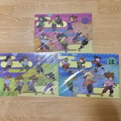 忍たま乱太郎　クリアファイル　3枚セット　六年生　五年生　四年生