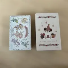 【美品】ディズニー ダッフィーとフレンズ リルリンリン　空き缶セット