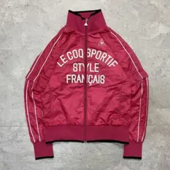 00s ルコックスポルティフ ナイロンジャケット ピンク ゴルフ スポーツ