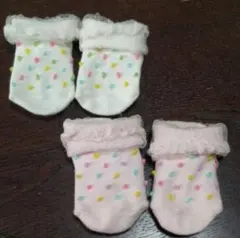 ベビー靴下　ブランシェス　二足セット　双子ちゃんにも