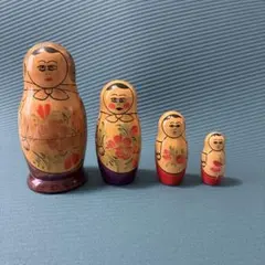 レトロ・可愛い】マトリョーシカ 6体セット ロシア 民芸品 - メルカリ