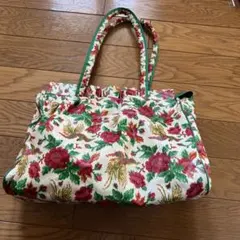 花柄トートバッグ 大きめフェイラー