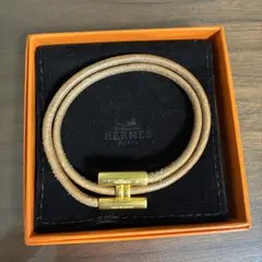 エルメス レザーバングル リバーシブル H型金具 黒・えんじ色 - メルカリ