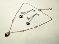 716. ハンドメイド ４点セット　ハートのアクセサリー