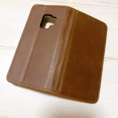 Galaxy 手帳型 スマホケース ブラウン タッチペン付き！