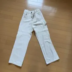 アイボリー ワイドレッグパンツ Sサイズのサムネイル