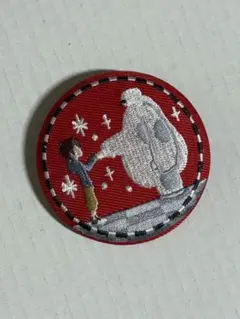 ディズニー刺繍缶バッジ　ベイマックス