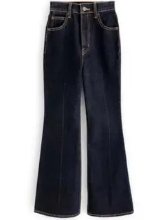 センターラインフレアデニムパンツ☆GRL グレイル