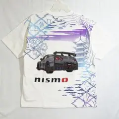 日産× 錦 半袖Tシャツ 526213 NISMO GTR35塔と紋様 白 Lのサムネイル