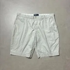 90s Polo by Ralph LaurenワイドショーツオフホワイトW40