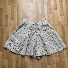 ブランシェス　花柄キュロット130cm ベージュ