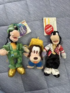 ディズニー ベリミニ グーフィー ３５周年　ぬいぐるみバッジ