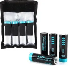 虎大工業モバイルバッテリー 乾電池式 交換用電池 収納バック付き (4個入り)のサムネイル