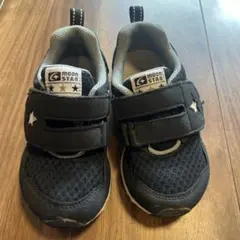 moon STAR 黒 スニーカー 17.0cm ベルト付き