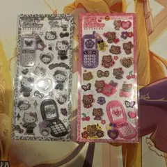 ハローキティハッピーフォンシール 2セット