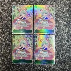 ワンピースカード【人気‼️】シュガー  緑デッキ強化パーツ  SR  4枚セット❗️