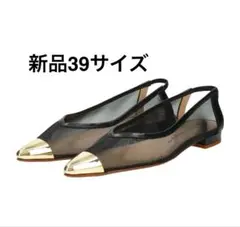 新品FABIO RUSCONI ポインテッドトウバックルバックバンド 39サイズのサムネイル