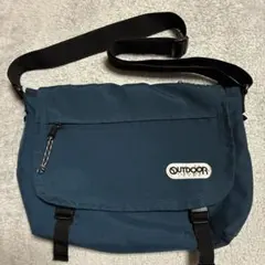 【美品】OUTDOOR PRODUCTS ショルダーバッグ　ネイビー　大容量