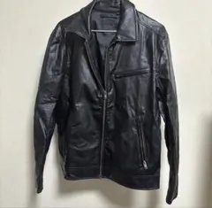 UNIQLO フェイクレザージャケット ブラック