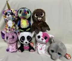 最終値下げ◎Ty ビーニーブーズ ぬいぐるみ 7体セットのサムネイル