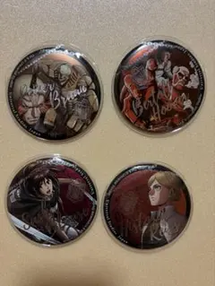 進撃の巨人 USJ 名言缶バッジコレクション 19種 進撃の巨人 USJ 名言缶バッジコレクション ジャン エレン アニ - メルカリ
