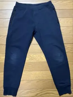 ユニクロ キッズ ウルトラストレッチドライスウェットパンツ 140 ネイビー