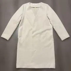 ROPE PICNIC ロペピクニック　ホワイトロングコート　シンプル　38 M