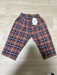 【新品タグ付】テータテート チェック柄パンツ 95cm バースデイ