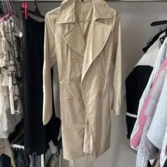 rienda ベージュ トレンチコート S