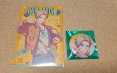 ブレマイ　オリショ　ポスカ、缶バッジ　須王